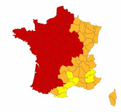 Attention : Vigilance ROUGE en Essonne