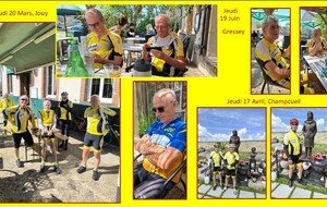 Journée Cyclo du groupe 1 (3ème jeudi du mois)
